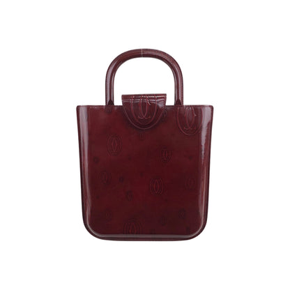 Cartier Handbag Red Vintage 6ntyn7