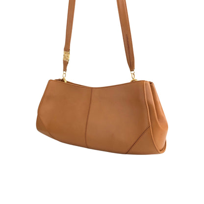 LOEWE Anagram Motif Shoulder bag Camel Vintage hkfnkp