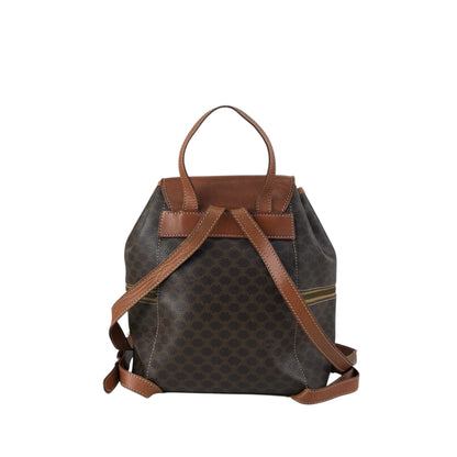 CELINE Macadam Triomphe Backpack Brown Vintage sd2tgi