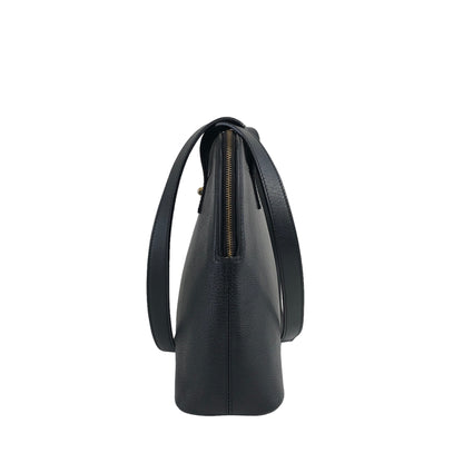 CELINE Toggle Clasp 皮革肩背包 黑色 復古 id5pnu 