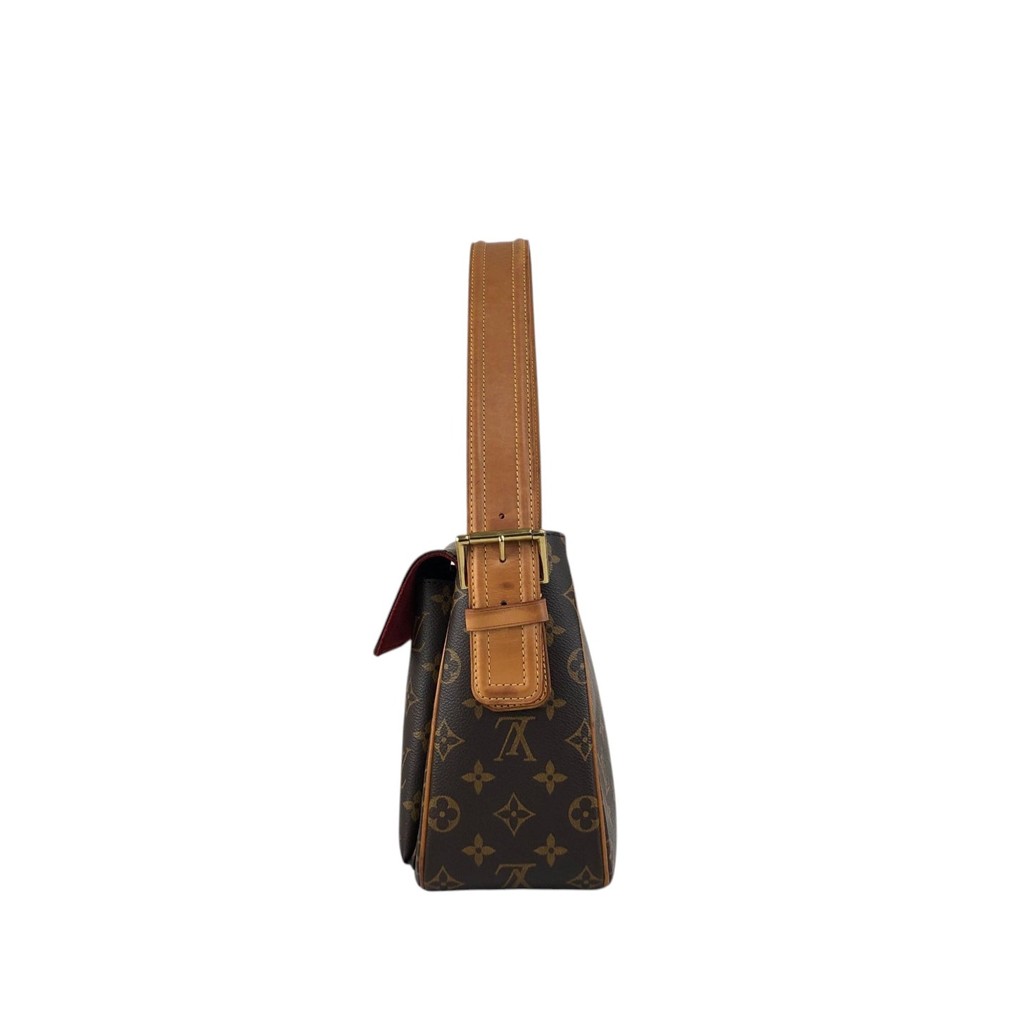 LOUIS VUITTON Monogram Shoulder bag Viva-Cité MM M51164 Brown Vintage w5ixn2