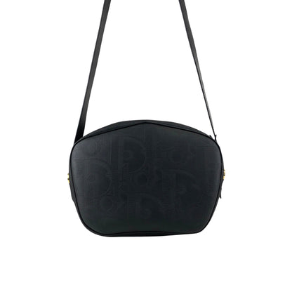 Christian Dior Trotter Round Shoulder bag Black Vintage texmwr