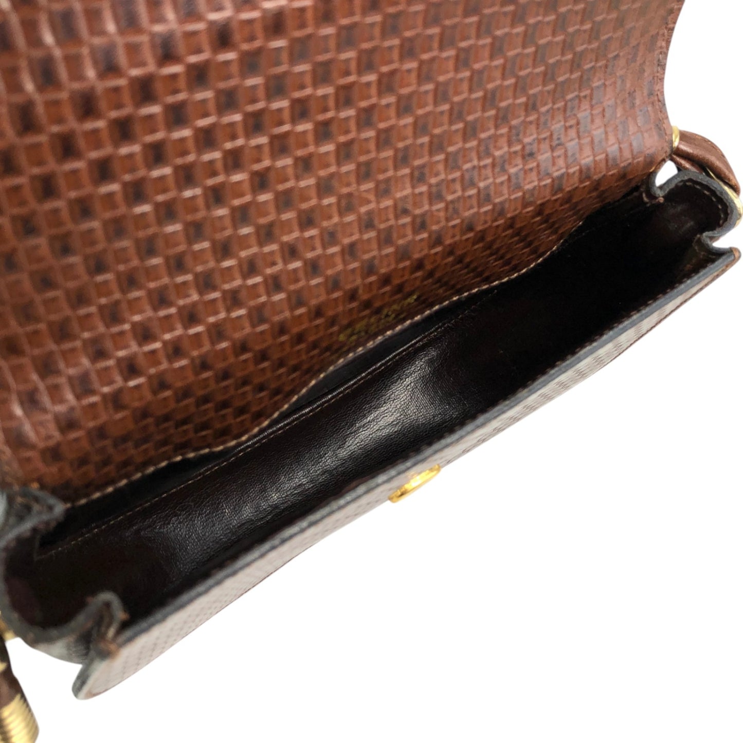 CELINE Triomphe Small Shoulder bag Brown Vintage mgieg8