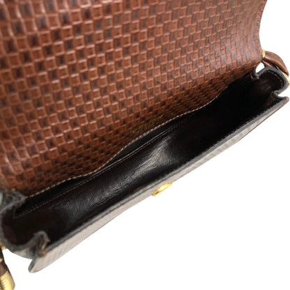CELINE Triomphe Small Shoulder bag Brown Vintage mgieg8