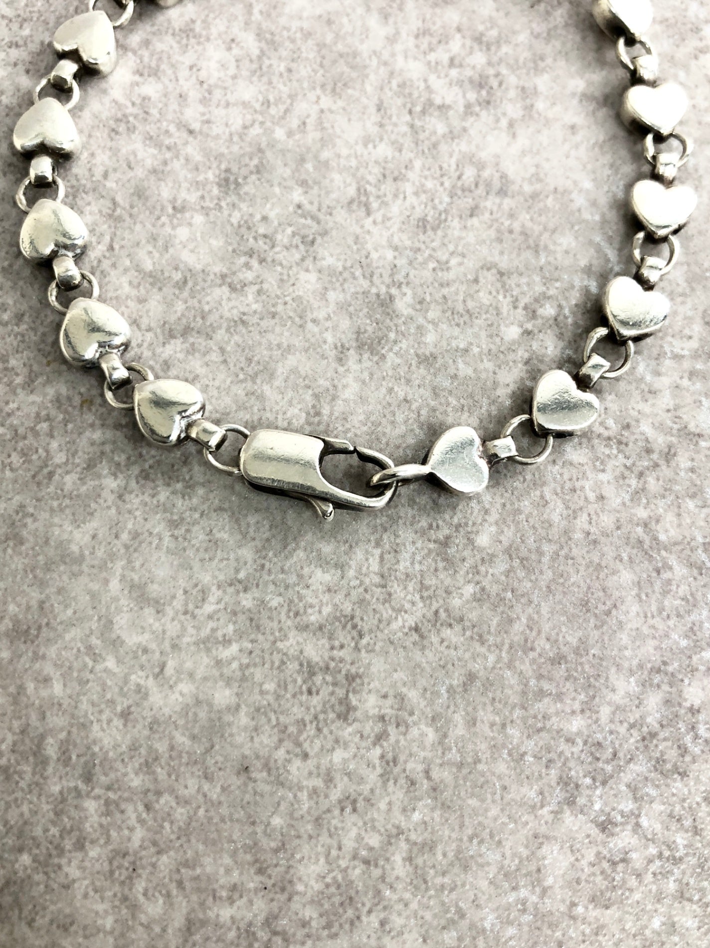 Tiffany & Co. Heart Motif Bracelet Silver Vintage y38d46