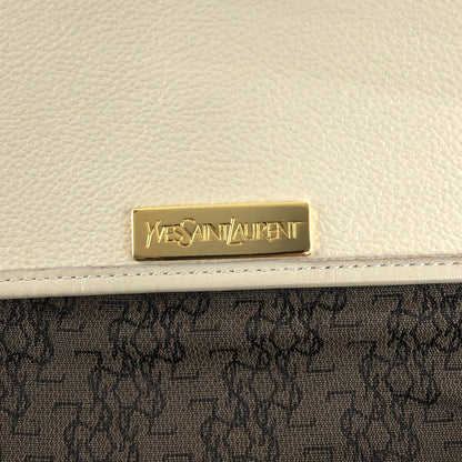 Yves Saint Laurent Shoulder bag Beige Vintage 27fnf2