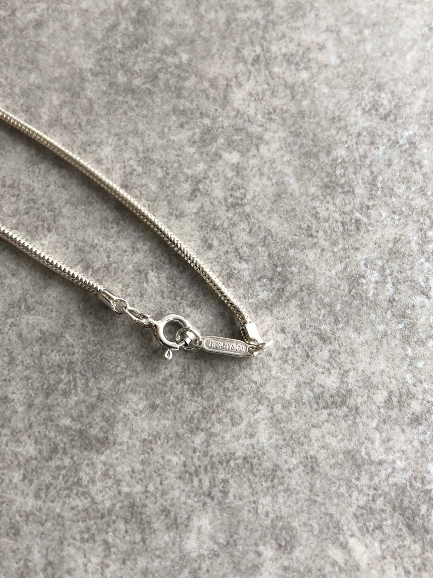 Tiffany & Co. SILVER925 Necklace Silver Vintage bmgxne