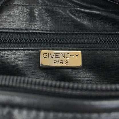 GIVENCHY Logo Chain Shoulder bag Black Vintage nrau2r