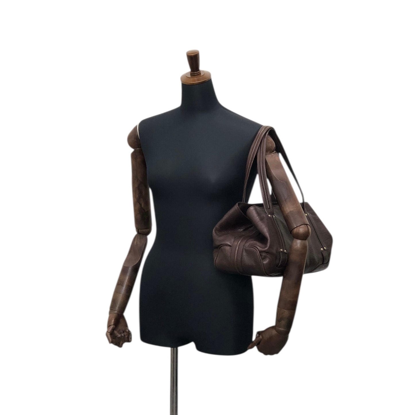 CELINE Blason Totebag Brown Vintage 7dzt2e