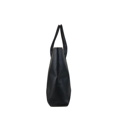 LOEWE Logo Embossed Two-way Handbag Totebag Black Vintage pfe4su