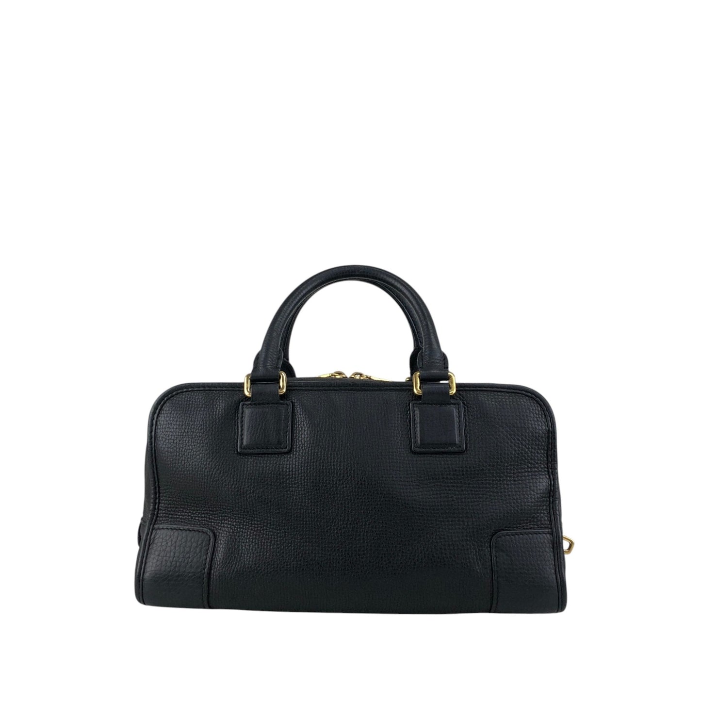 LOEWE Amazona28 Anagram Handbag Boston bag Black Vintage n43dbr