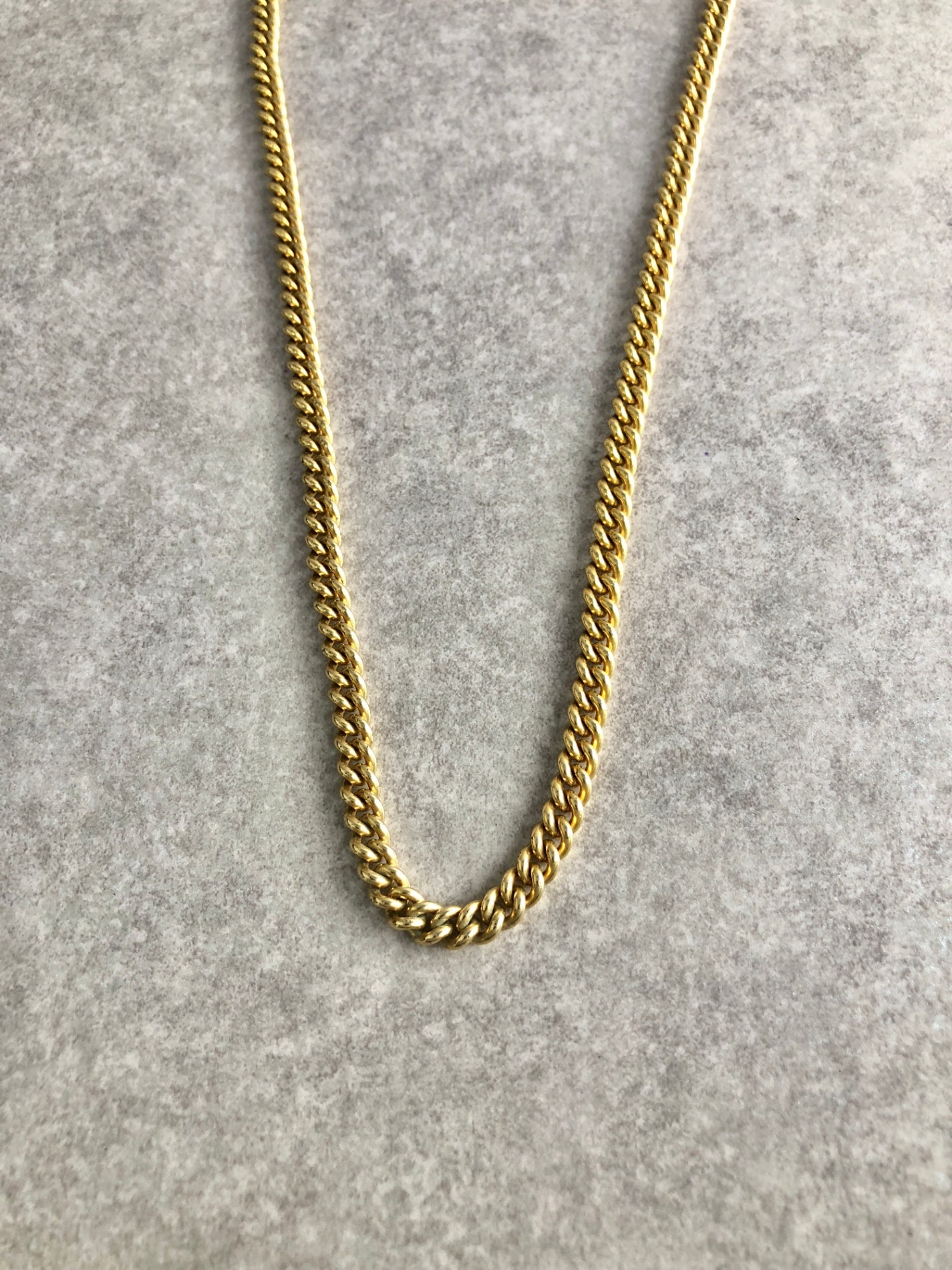 Christian Dior Necklace Gold Vintage 4acwta