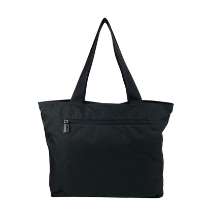 PRADA Tessuto Triangle Logo Totebag Black Vintage bub65u