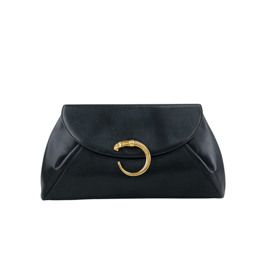 Cartier Clutch bag Black Vintage izesz7
