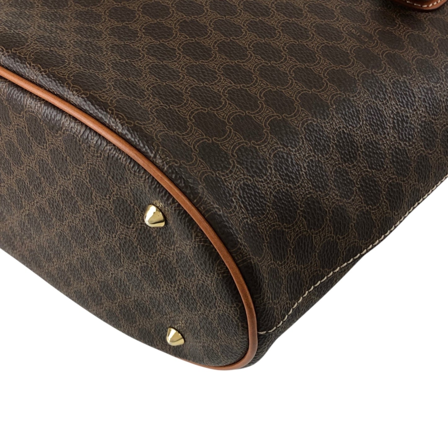 CELINE Macadam Blason Totebag Brown Vintage 2d6sne