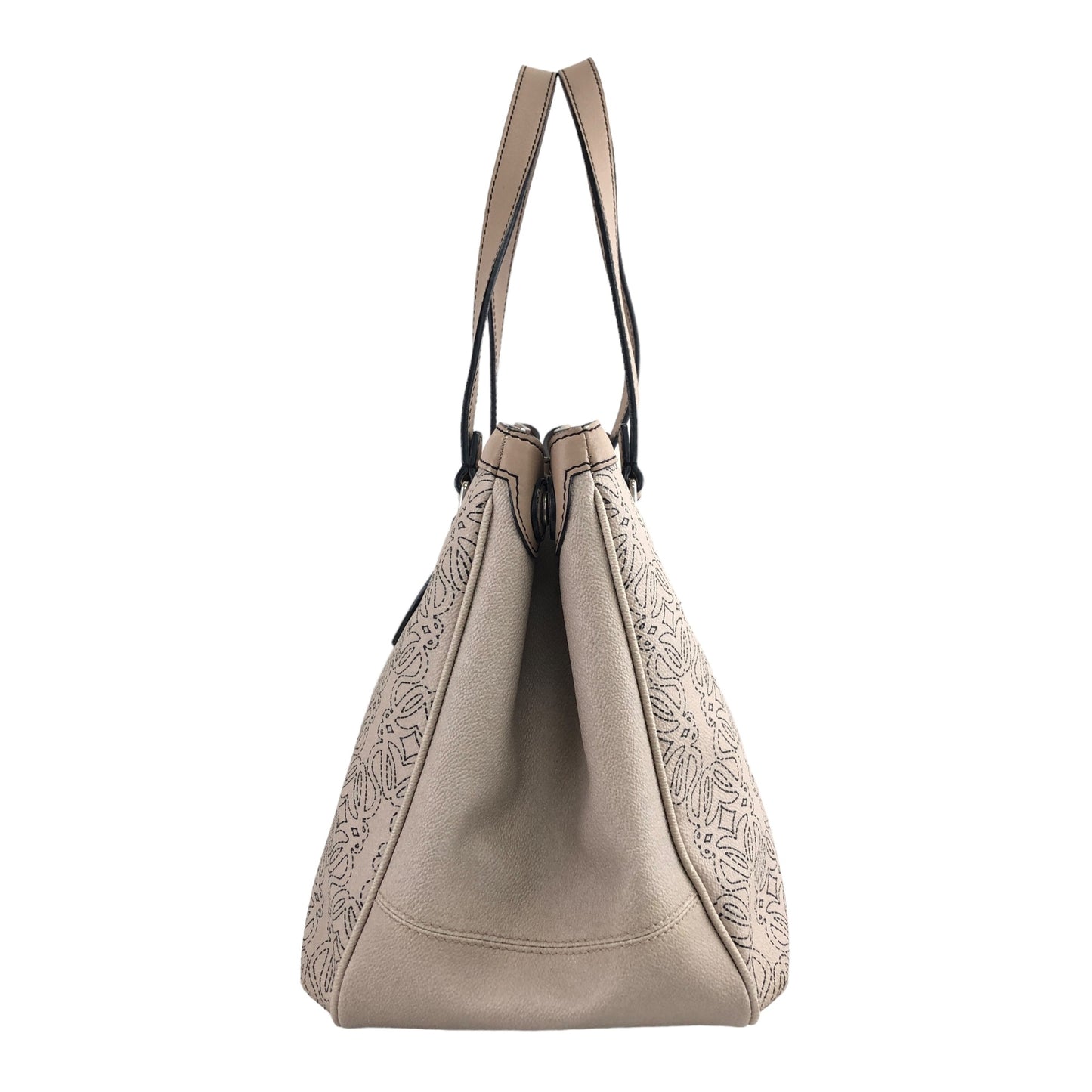 LOEWE Anagram Handbag Beige Vintage sg2ptj