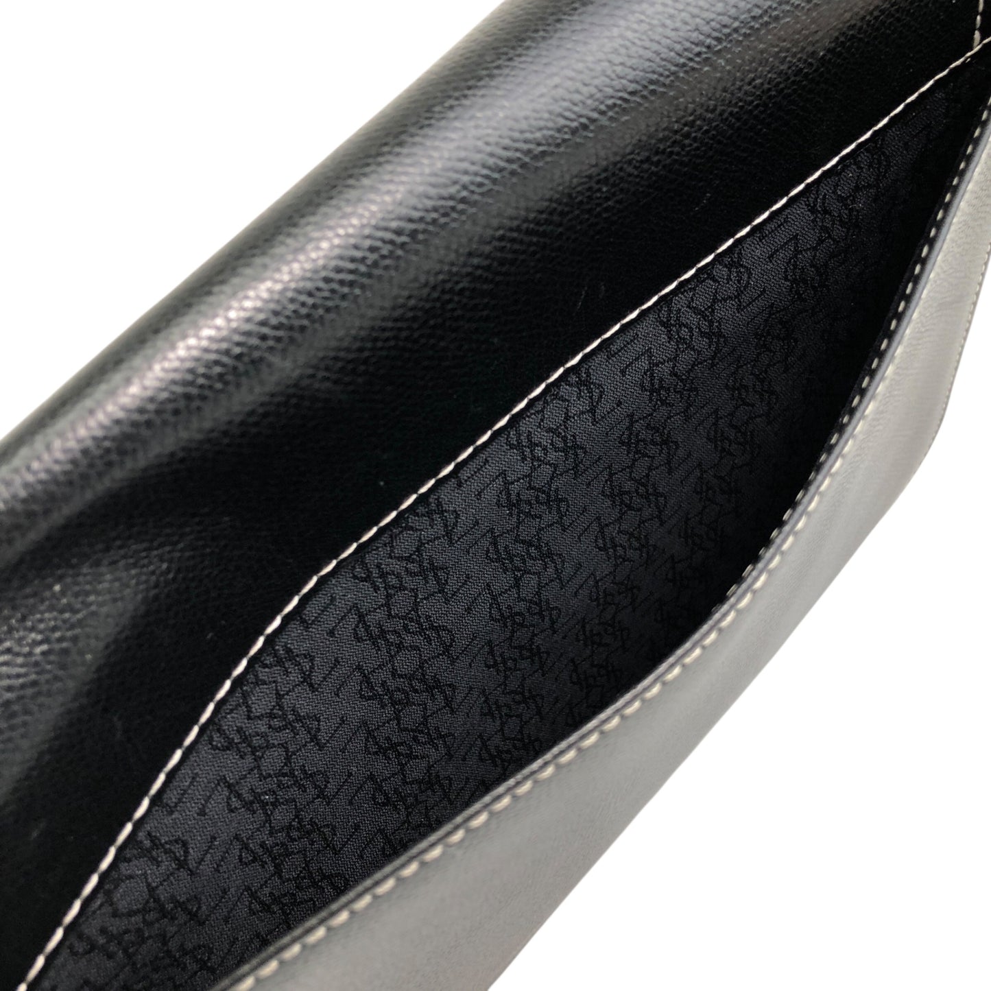 Yves Saint Laurent YSL Logo Shoulder bag Black Vintage wvtdki