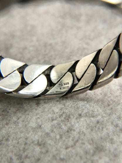 GUCCI Interlocking SILVER925 Ring Silver Vintage zvhetm