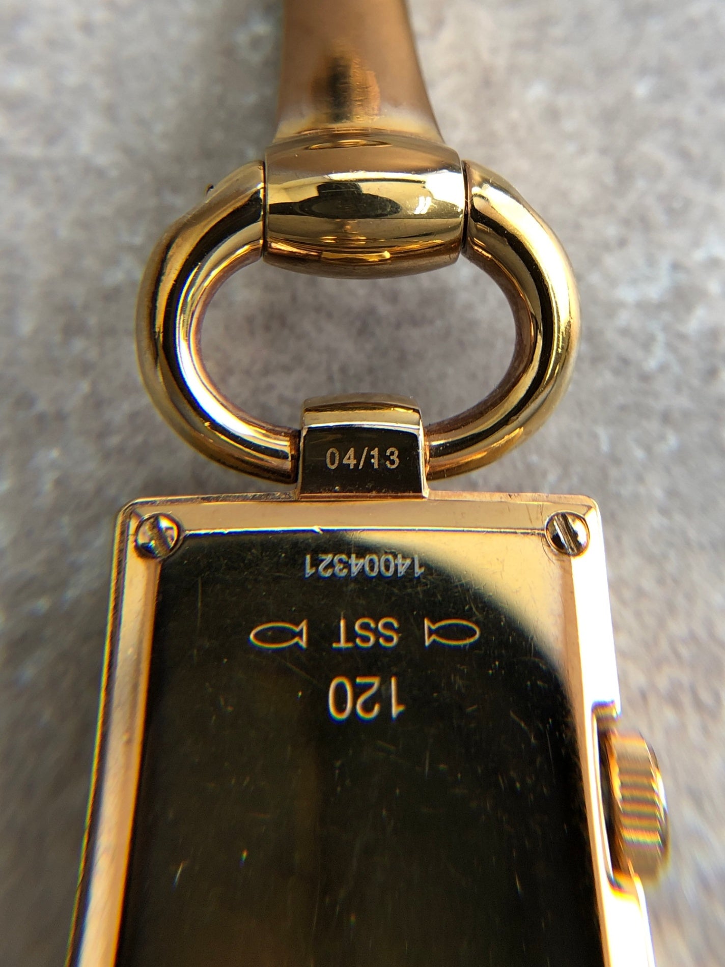 GUCCI Quartz Watch Gold Vintage gtrsvm