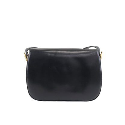 CELINE Horse Carriage Shoulder bag Black Vintage yifsp8