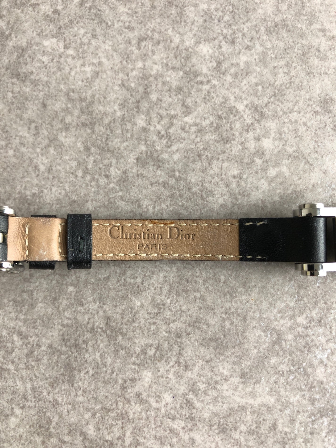 Christian Dior Watch Silver D104-100 Vintage k26sup