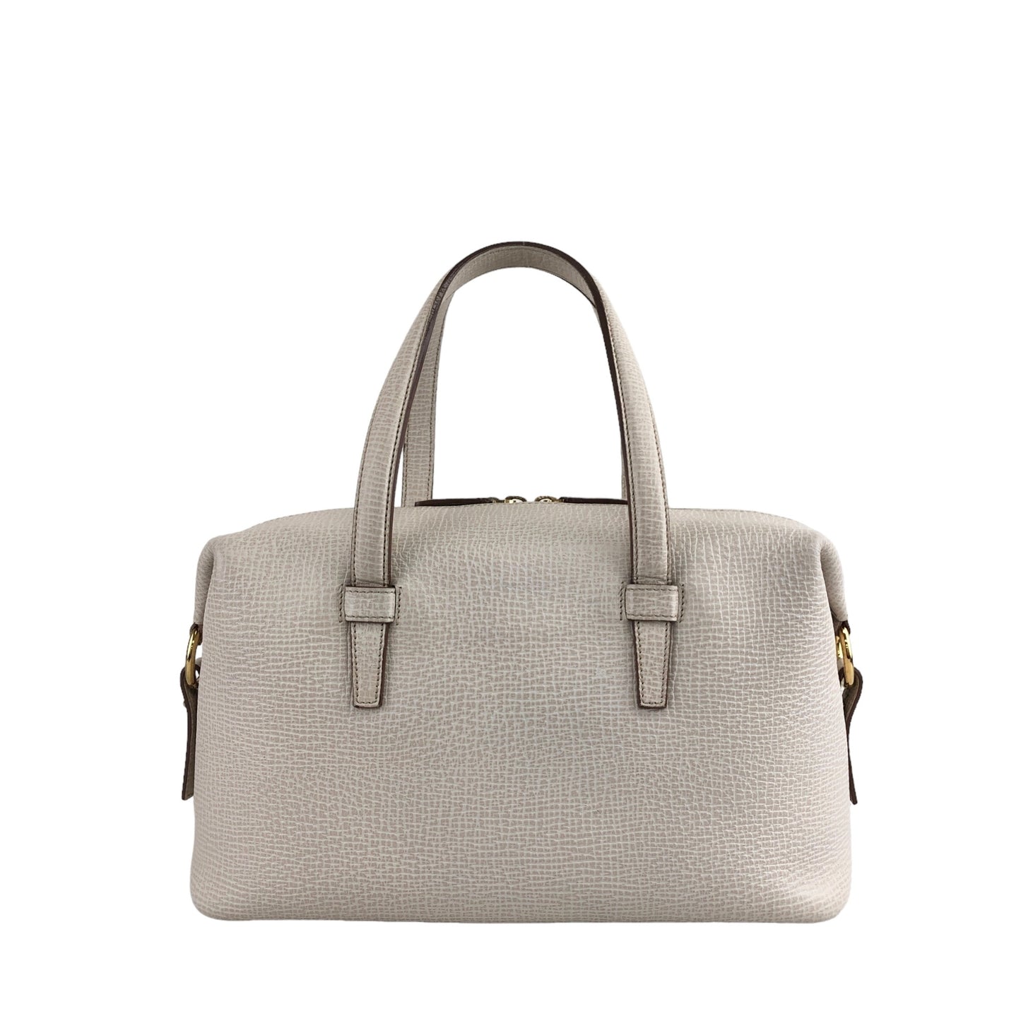 LOEWE Logo Handbag Ivory Vintage caebiw