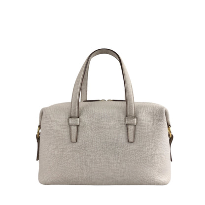 LOEWE Logo Handbag Ivory Vintage caebiw