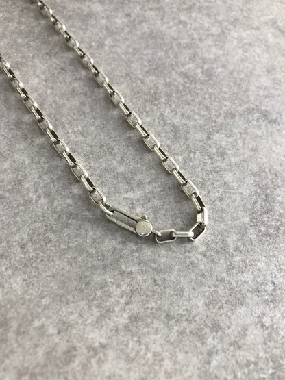 GUCCI Interlocking SILVER925 Necklace Silver Vintage twg3nj