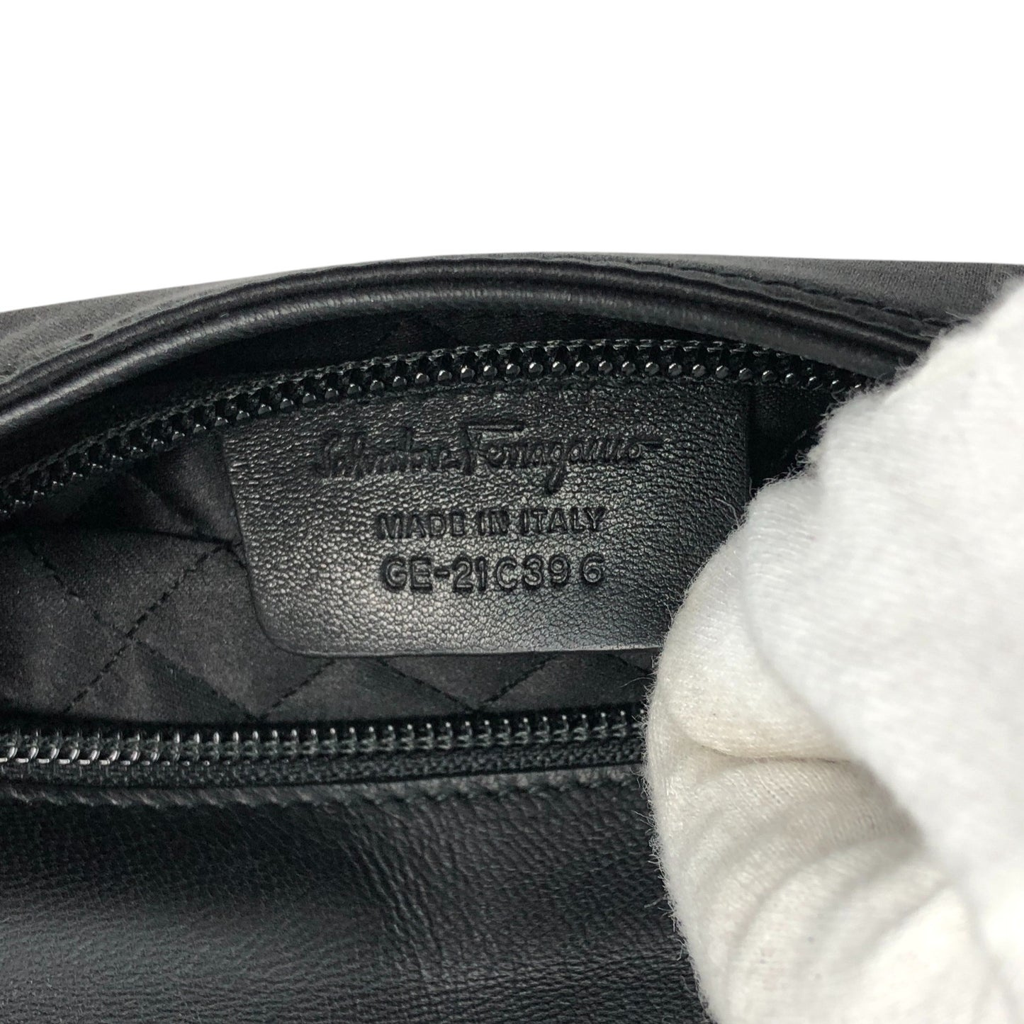 Salvatore Ferragamo Gancini Handbag Brown Vintage 5bhg4h