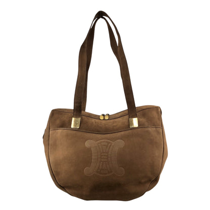CELINE Blason Totebag Brown Vintage ntekc4
