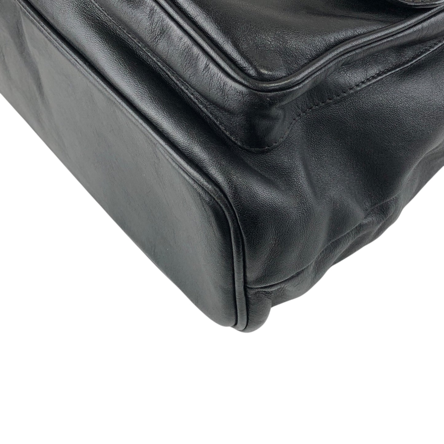 GUCCI Bamboo Backpack Black Vintage thtsm7