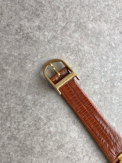 Christian Dior Watch Brown 3006 Vintage kkbdfr