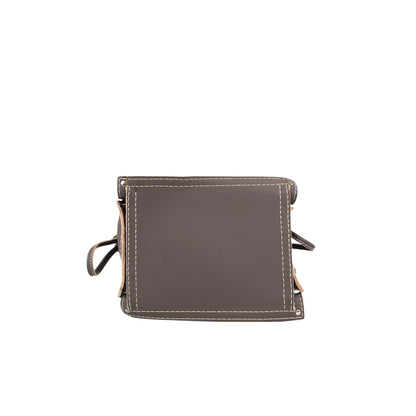 LOEWE Anagram Handbag Totebag Brown Vintage cgduag