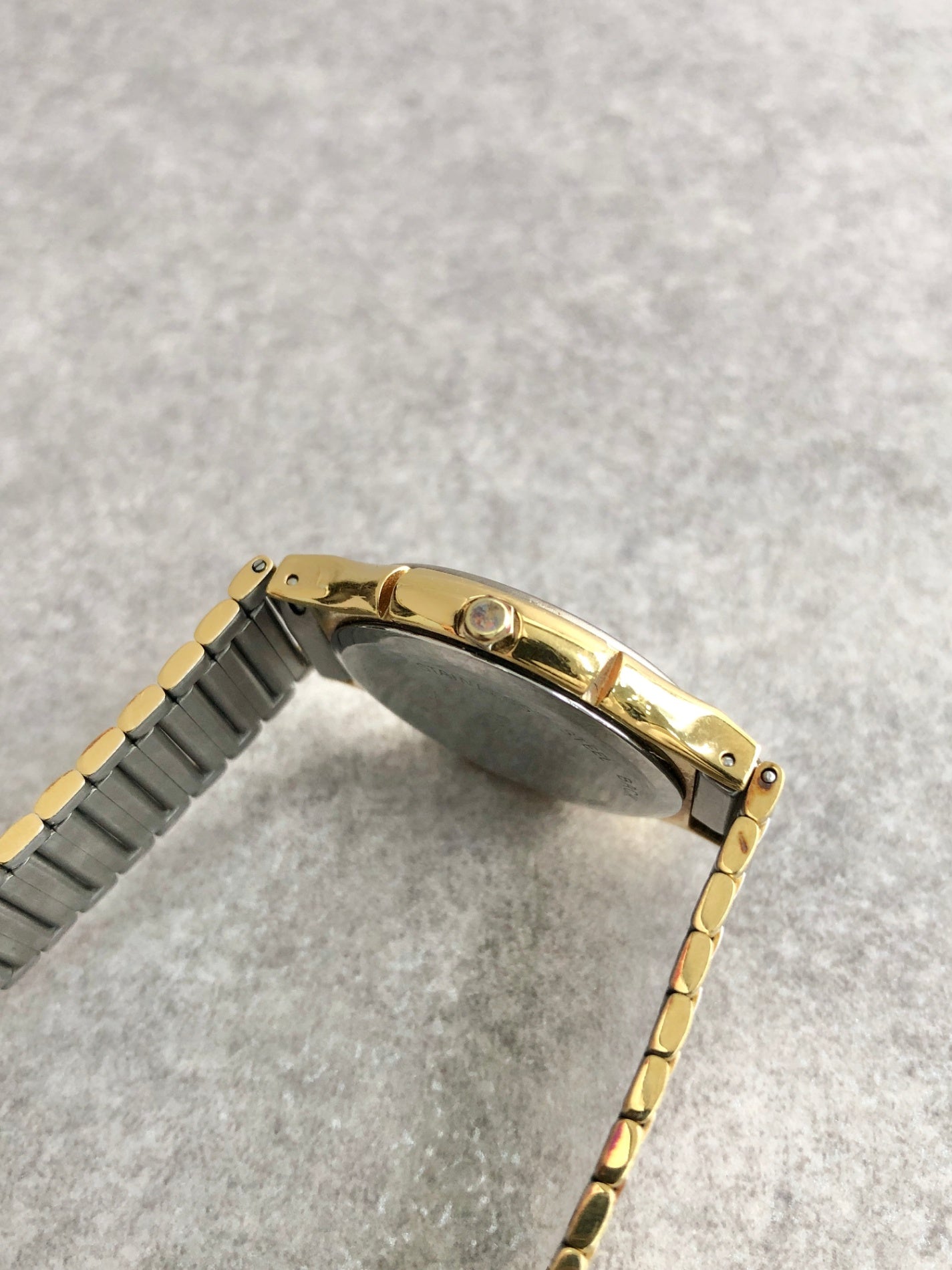 Yves Saint Laurent YSL Logo Watch Silver Vintage 5nc7zu