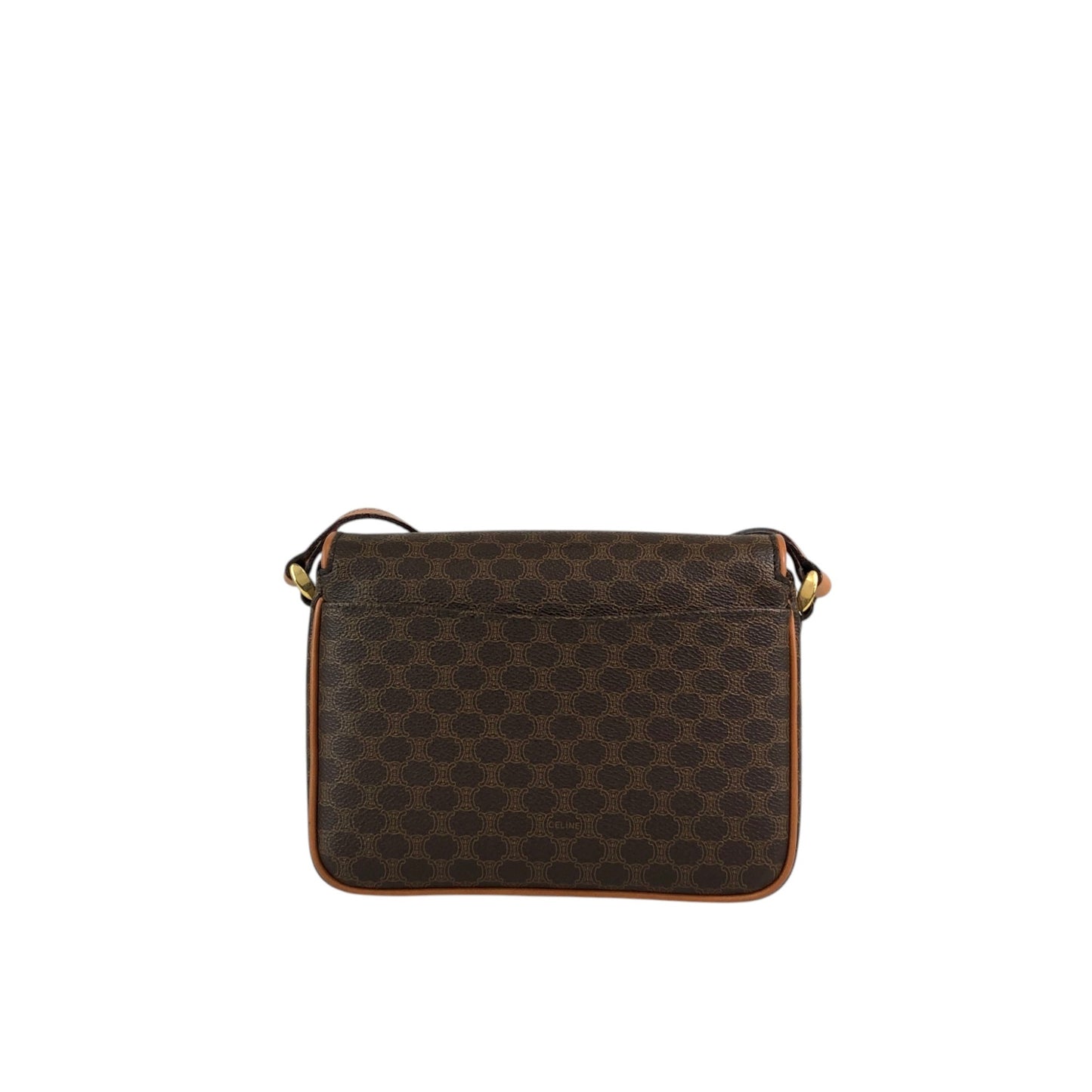 CELINE Macadam Blason Shoulder bag Brown Vintage bgeuwn