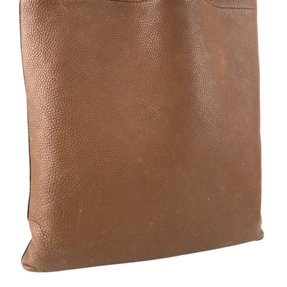 GUCCI Logo Embossed Totebag Brown Vintage 7tbu4m