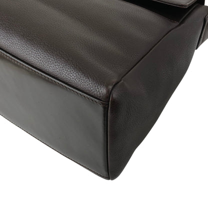 LOEWE Logo Shoulder bag Dark Brown Vintage siikib
