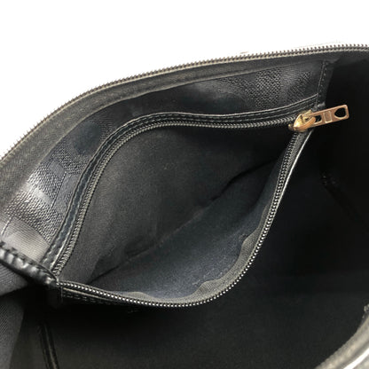 Christian Dior Trotter PVC 皮革手提波士頓包黑色復古 kg8k3x 