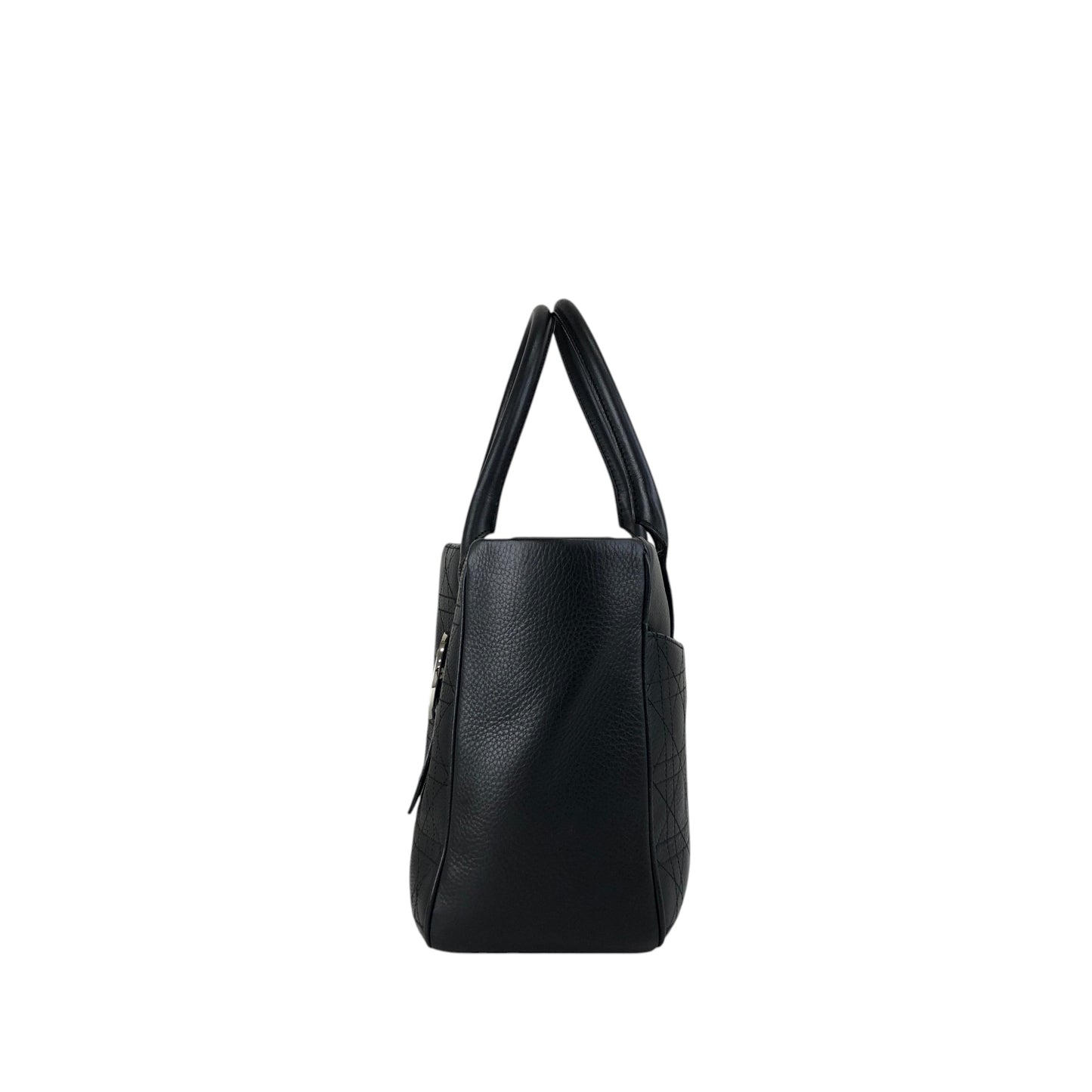 Christian Dior D Motif Totebag Black Vintage iiw373