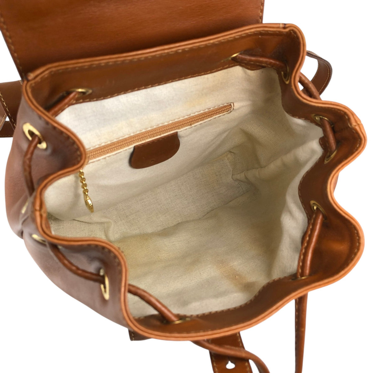 GUCCI Sherry Line Backpack Brown Vintage bedbja