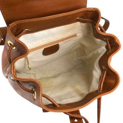 GUCCI Sherry Line Backpack Brown Vintage bedbja