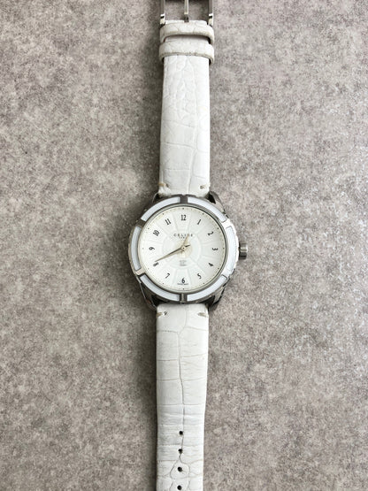 CELINE Quartz Watch White Vintage x4tfzi