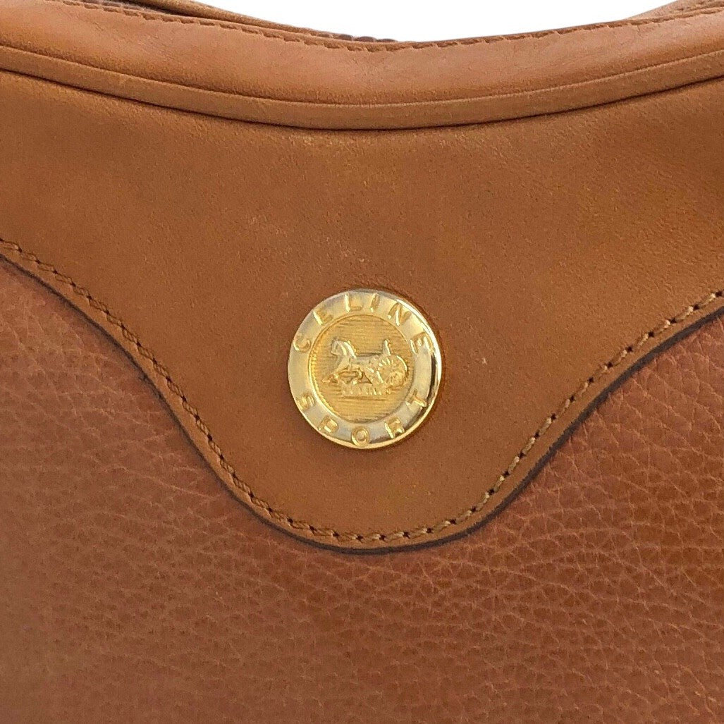 CELINE Horse Carriage Shoulder bag Brown Vintage frgapi