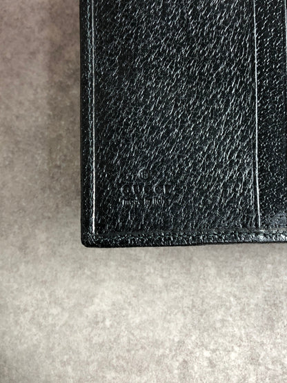 GUCCI Folded Wallet Black Vintage 8y2ge6