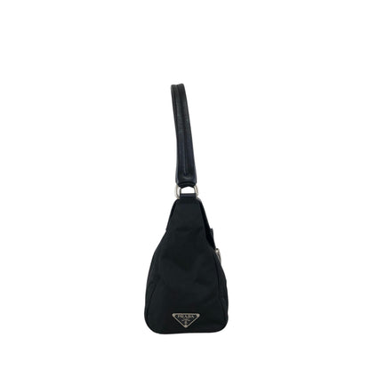 PRADA Push lock Shoulder bag Black Vintage vyves6