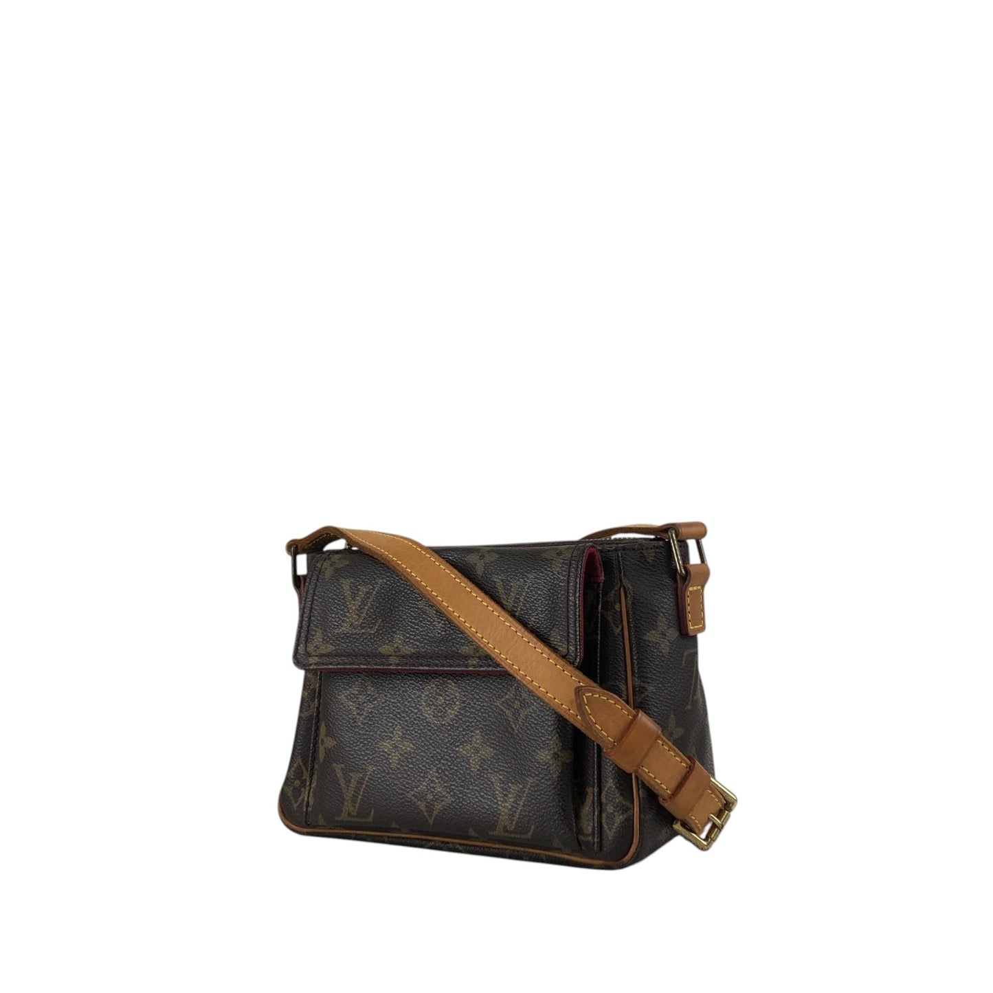 LOUIS VUITTON Monogram Shoulder bag Brown Vintage 53bcj4