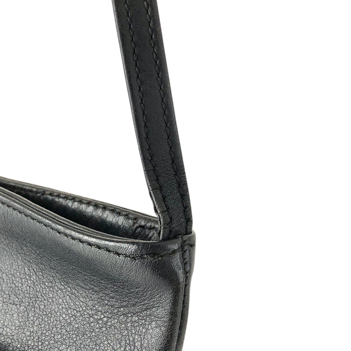 LOEWE Anagram Small Shoulder bag Black Vintage mhm7g5