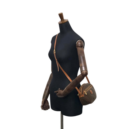 CELINE Macadam  Blason Shoulder bag Brown Vintage t4wybd