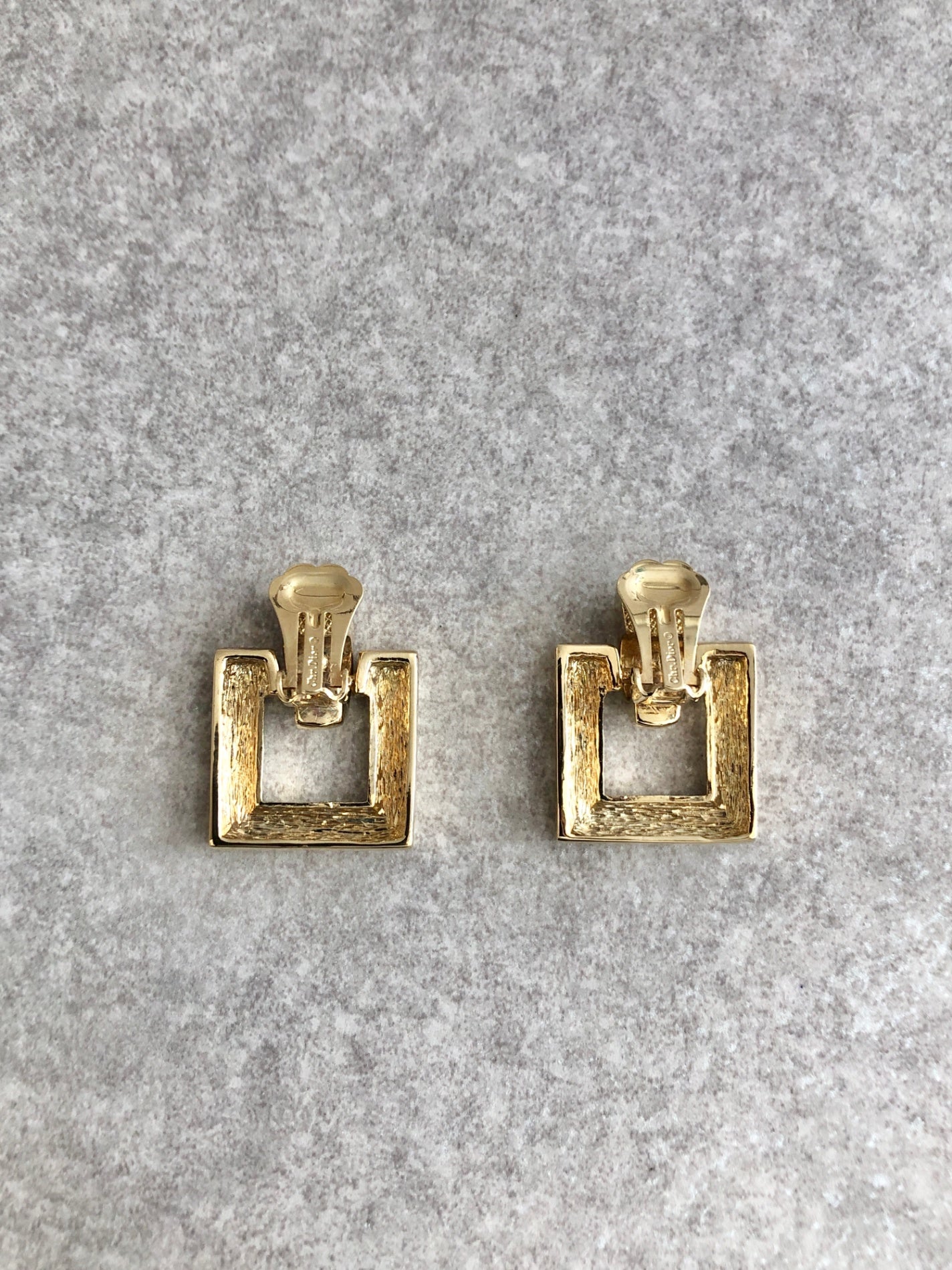 Christian Dior Necklace Earrings Gold Vintage yjh2cr