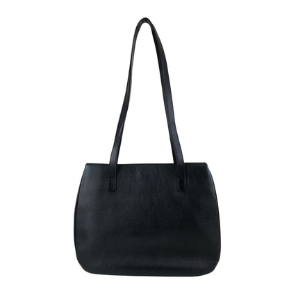 CELINE Toggle Clasp Handbag Totebag Black Vintage vaw4nd
